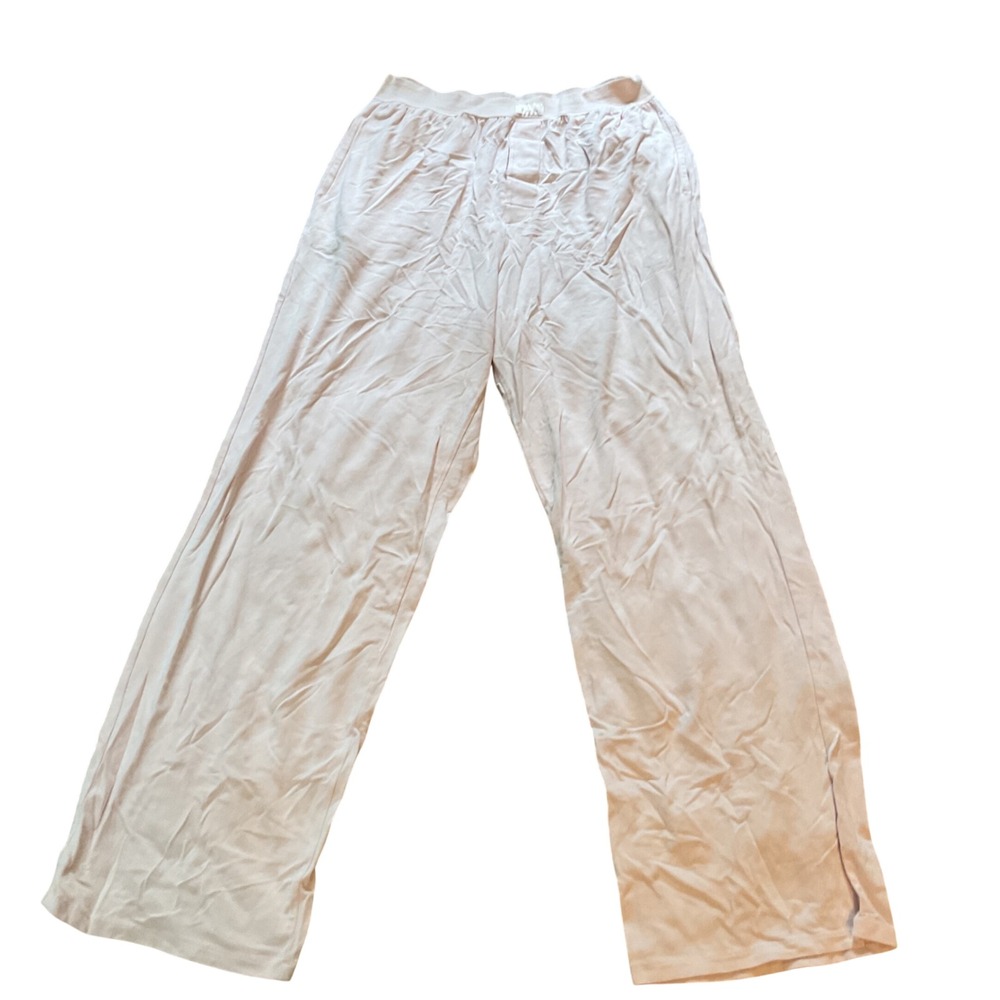 SKIMS Sleep Pant Petal Pink Modal Cotton Lounge Wide Leg Trousers Small